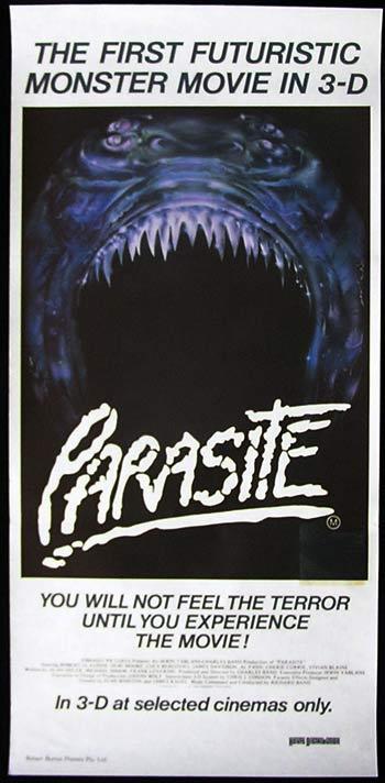 PARASITE Daybill Movie Poster Monster SCI FI Horror 3D Demi Moore