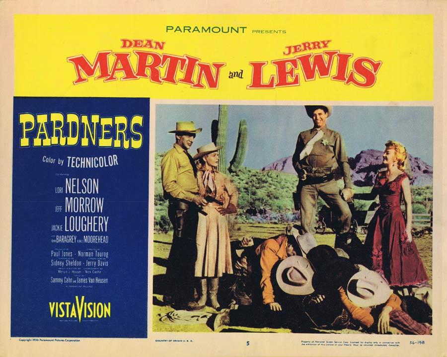 PARDNERS Lobby Card 5 Dean Martin Jerry Lewis