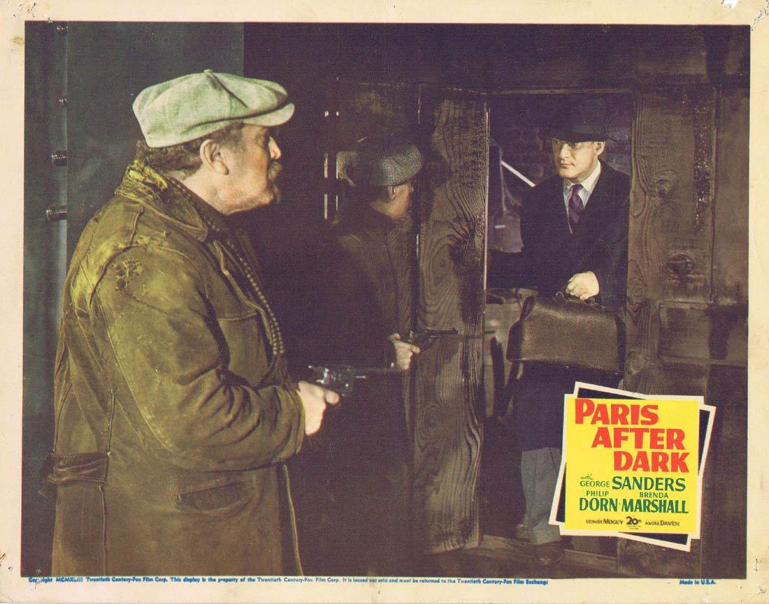 PARIS AFTER DARK Lobby Card 5 George Sanders Philip Dorn Brenda Marshall