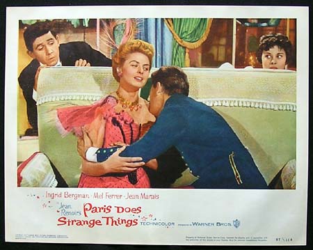 PARIS DOES STRANGE THINGS Ingrid Bergman ORIGINAL US Lobby card #3