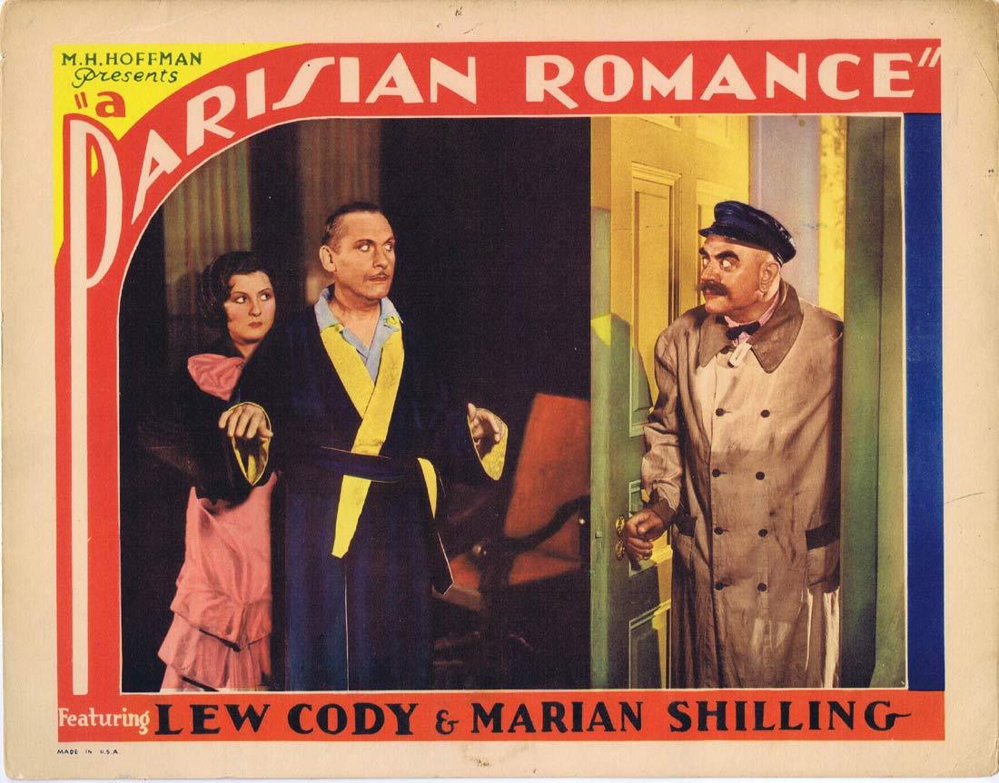 PARISIAN ROMANCE Original Lobby Card Gilbert Roland Marian Shilling 1932