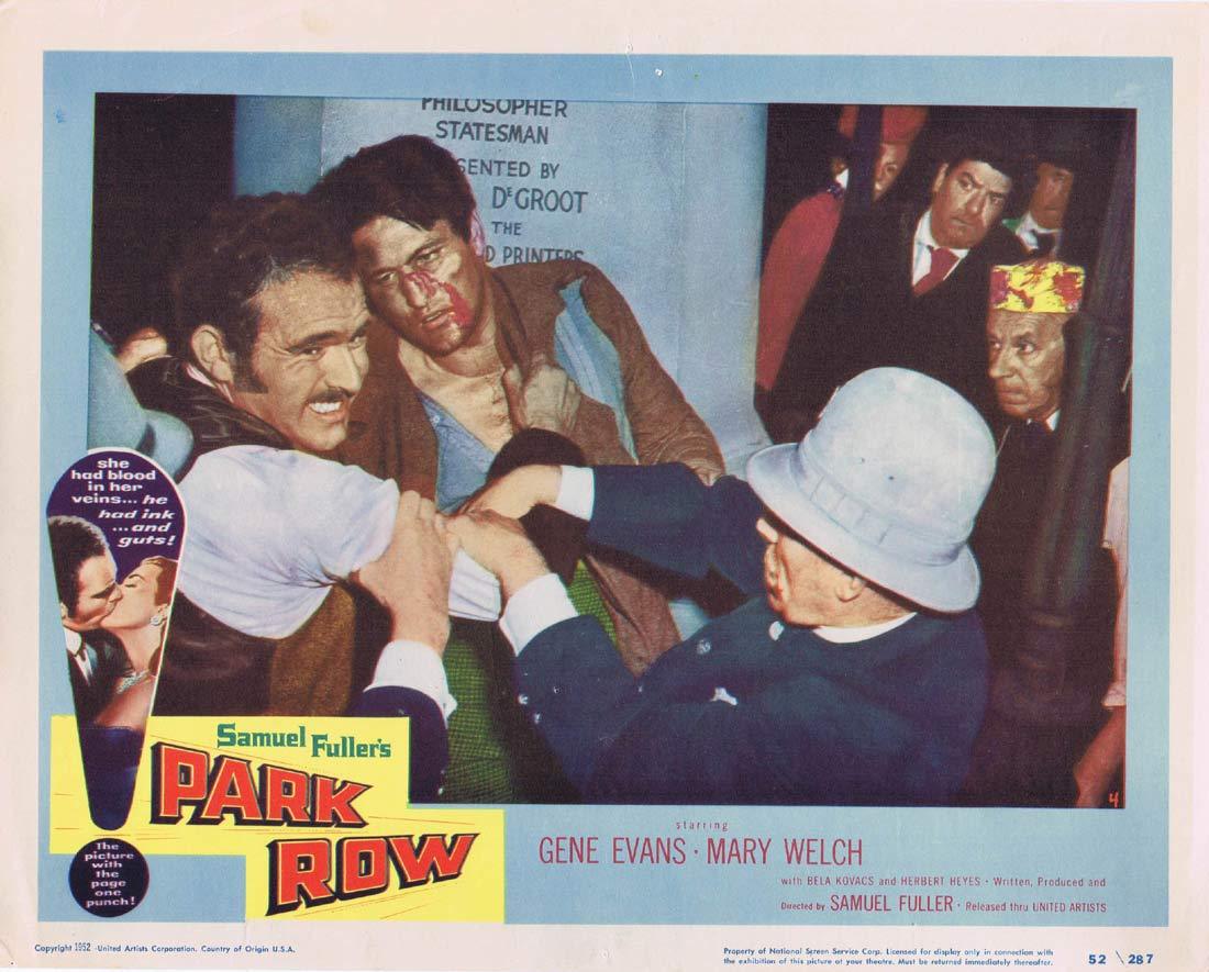 PARK ROW Original Lobby card 4 Mary Welch Gene Evans