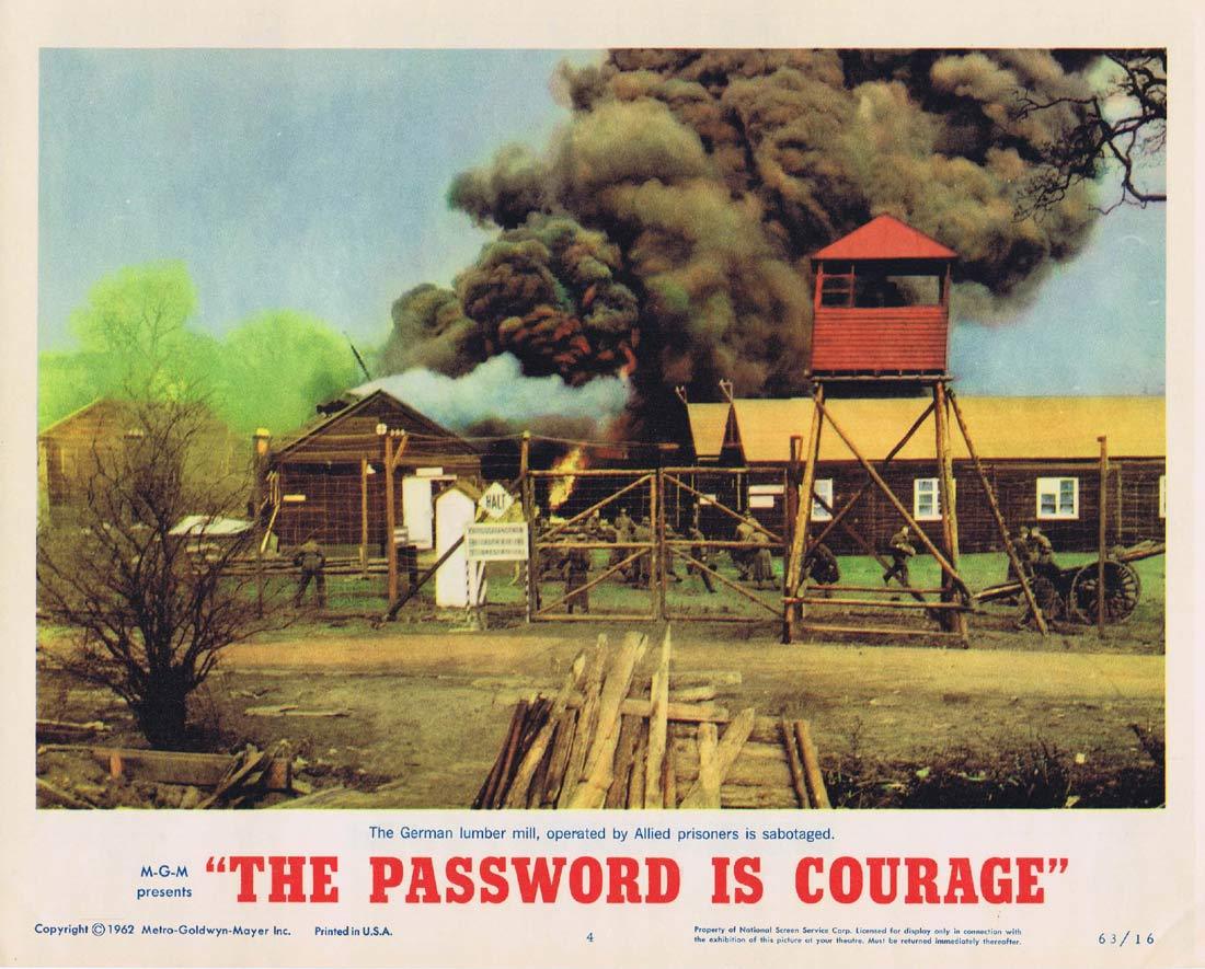 THE PASSWORD IS COURAGE Lobby Card 4 Dirk Bogarde Maria Perschy