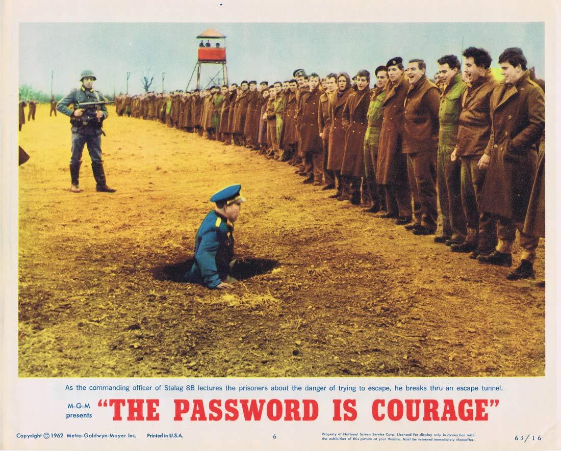THE PASSWORD IS COURAGE Lobby Card 6 Dirk Bogarde Maria Perschy