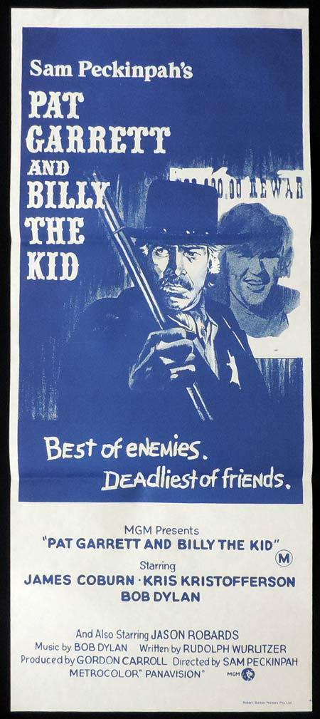 PAT GARRETT AND BILLY THE KID Daybill Movie Poster Kris Kristofferson