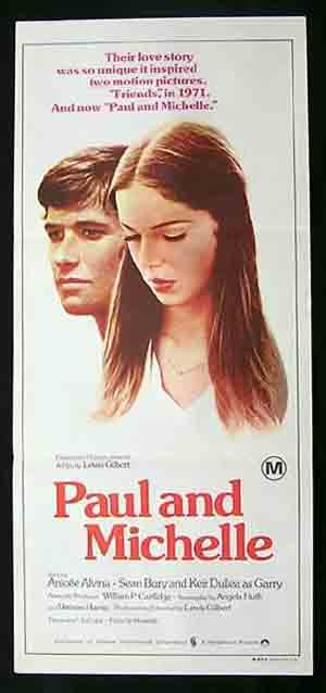 PAUL AND MICHELLE Original daybill Movie Poster Anicée Alvina Sean Bury Keir Dullea