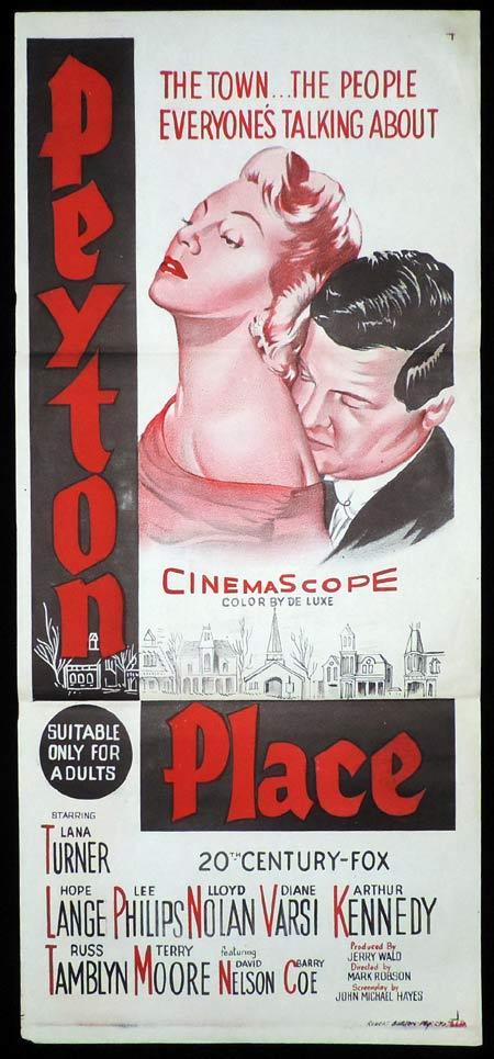 PEYTON PLACE Original Daybill Movie Poster Lana Turner