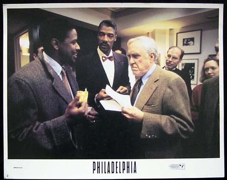 PHILADELPHIA-Denzel Washington ORIGINAL US Lobby card #2