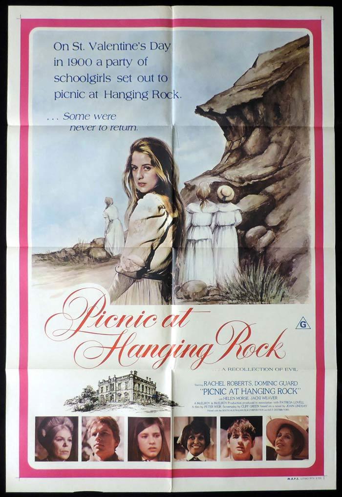 PICNIC AT HANGING ROCK Australian ONE SHEET Movie Poster 1975 Country of Origin “A”