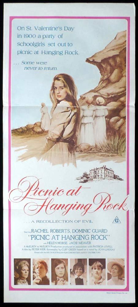 PICNIC AT HANGING ROCK Australian daybill Movie Poster 1975 Country of Origin Burton
