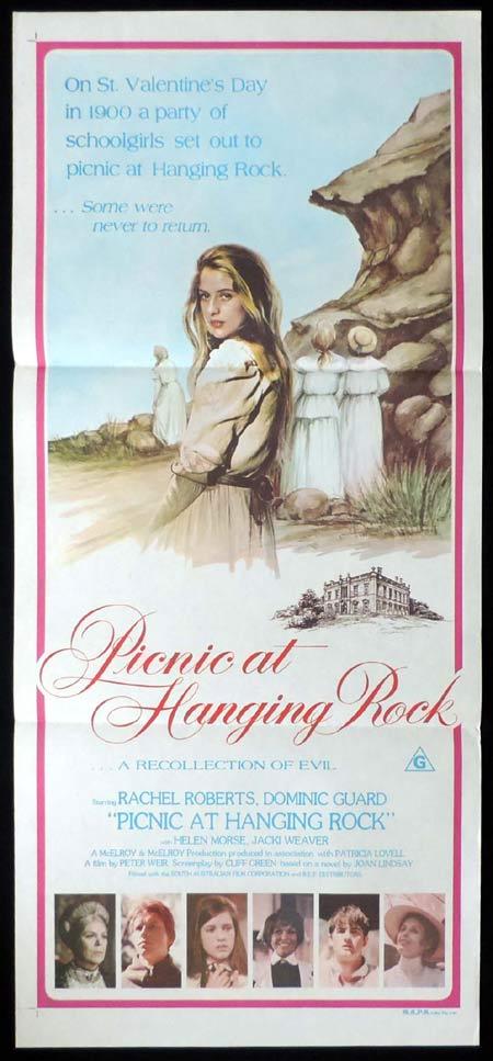 PICNIC AT HANGING ROCK Australian daybill Movie Poster 1975 Country of Origin MAPS