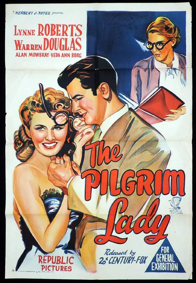 THE PILGRIM LADY One sheet Movie poster Lynne Roberts