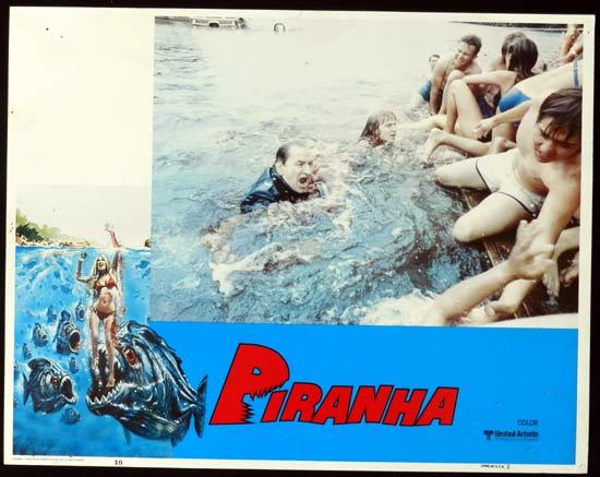PIRANHA US Lobby Card 10 They’re Here & They’re Hungry