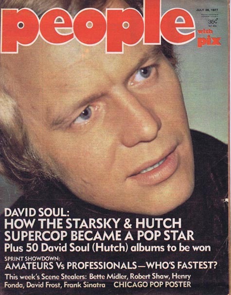 PEOPLE with PIX Vintage Australian Magazine Jul 28 1977 David Soul Starsky and Hutch