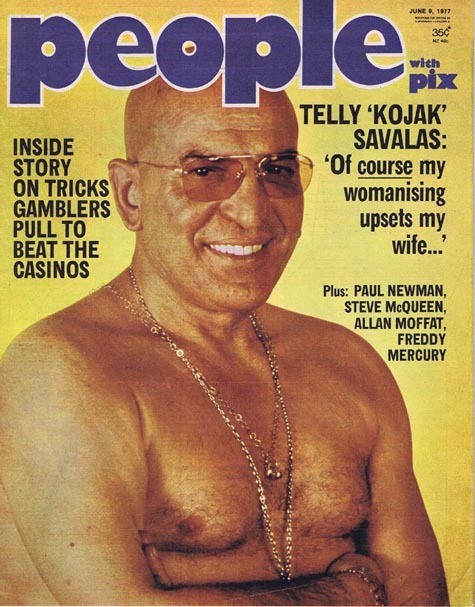 PEOPLE with PIX Australian Magazine Jun 9 1977 Tell Savalas Kojak Topless!