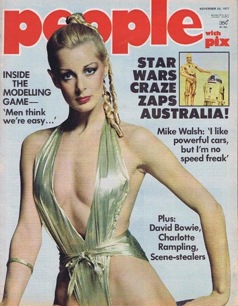 PEOPLE with PIX Australian Magazine Nov 24 1977 Star Wars Craze Zaps Australia