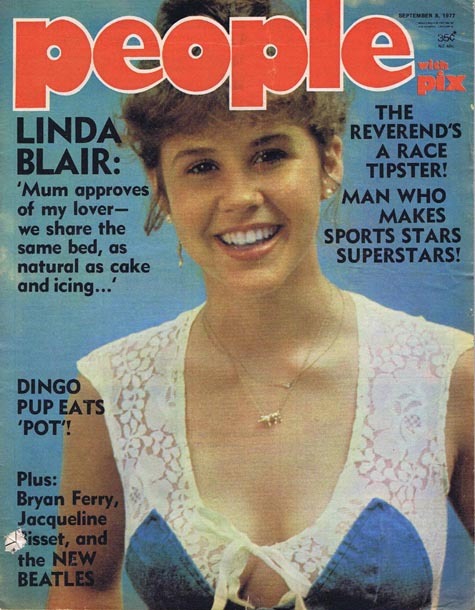 PEOPLE with PIX Vintage Australian Magazine Sep 8 1977 Linda Blair