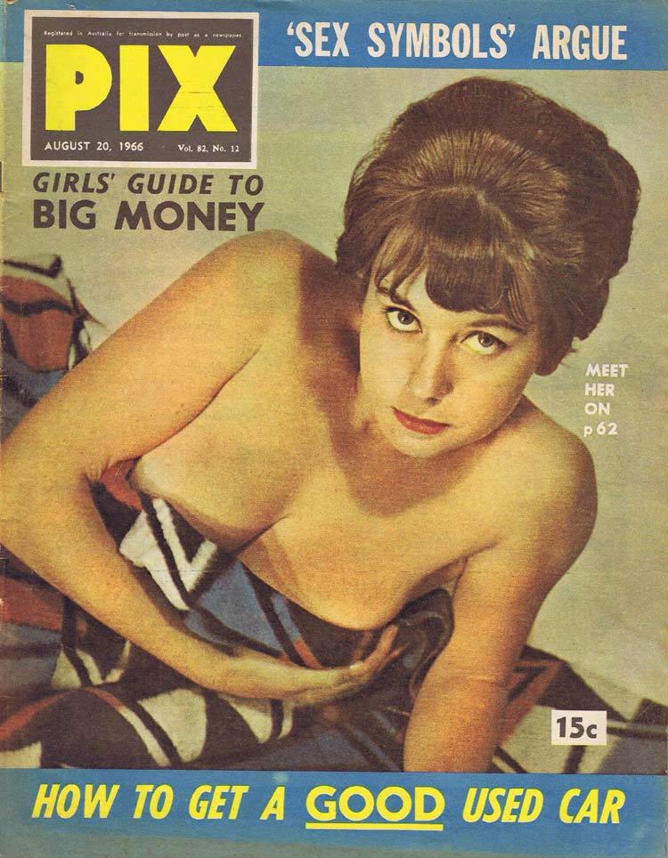 PIX Magazine Aug 20 1966 Sex Symbols Used Cars Make Big Money