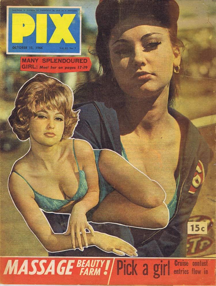 PIX Magazine Oct 15 1966 Massage Beauty Farm