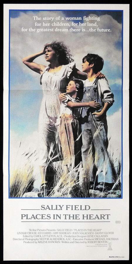 PLACES IN THE HEART Original Daybill Movie Poster Lindsay Crouse Sally Field