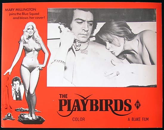 THE PLAYBIRDS 1978 Mary Millington RARE Lobby Card 1 Alan Lake