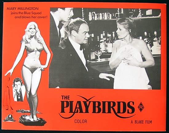 THE PLAYBIRDS 1978 Mary Millington RARE Lobby Card 2 Glynn Edwards