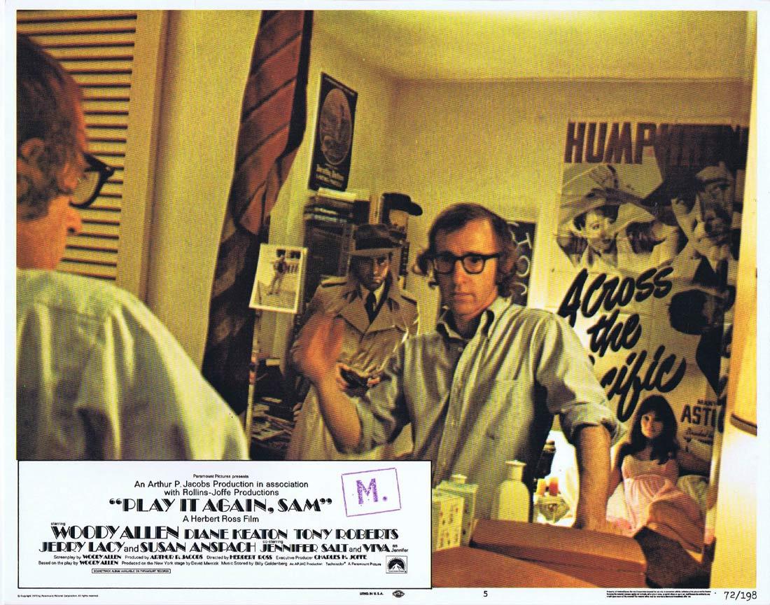 PLAY IT AGAIN SAM Original Lobby Card 5 Woody Allen Diane Keaton
