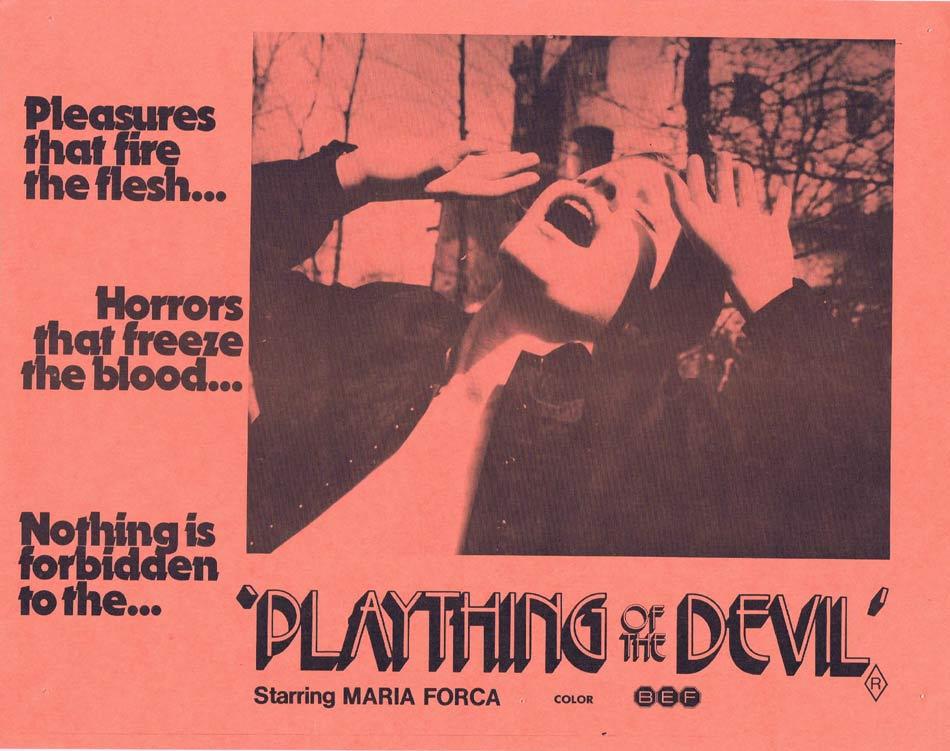 PLAYTHING OF THE DEVIL Lobby Card 6 Maria Forsa