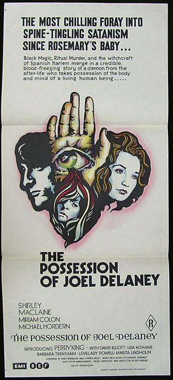 THE POSSESSION OF JOEL DELANEY Daybill Movie Poster Perry King Horror