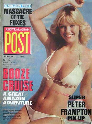 Australasian Post Magazine Oct 26 1980 Peter Frampton Pinup