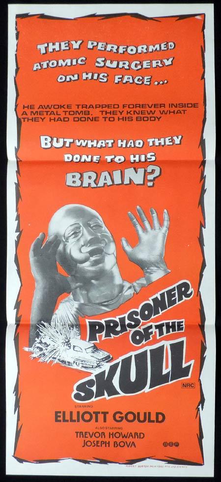 PRISONER OF THE SKULL Original Daybill Movie Poster Who? Elliott Gould