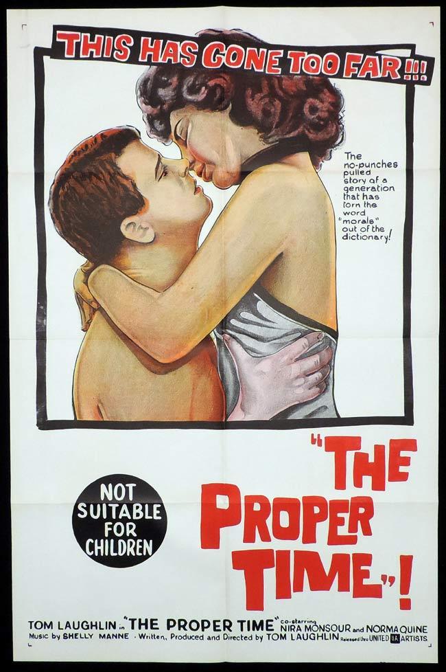 THE PROPER TIME One Sheet Movie Poster Tom Laughlin