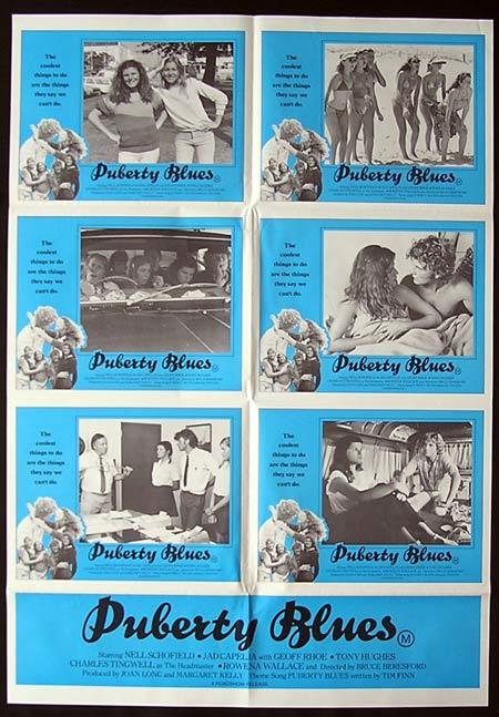 PUBERTY BLUES ’81 Surfing Chicks BERESFORD photo sheet Movie poster