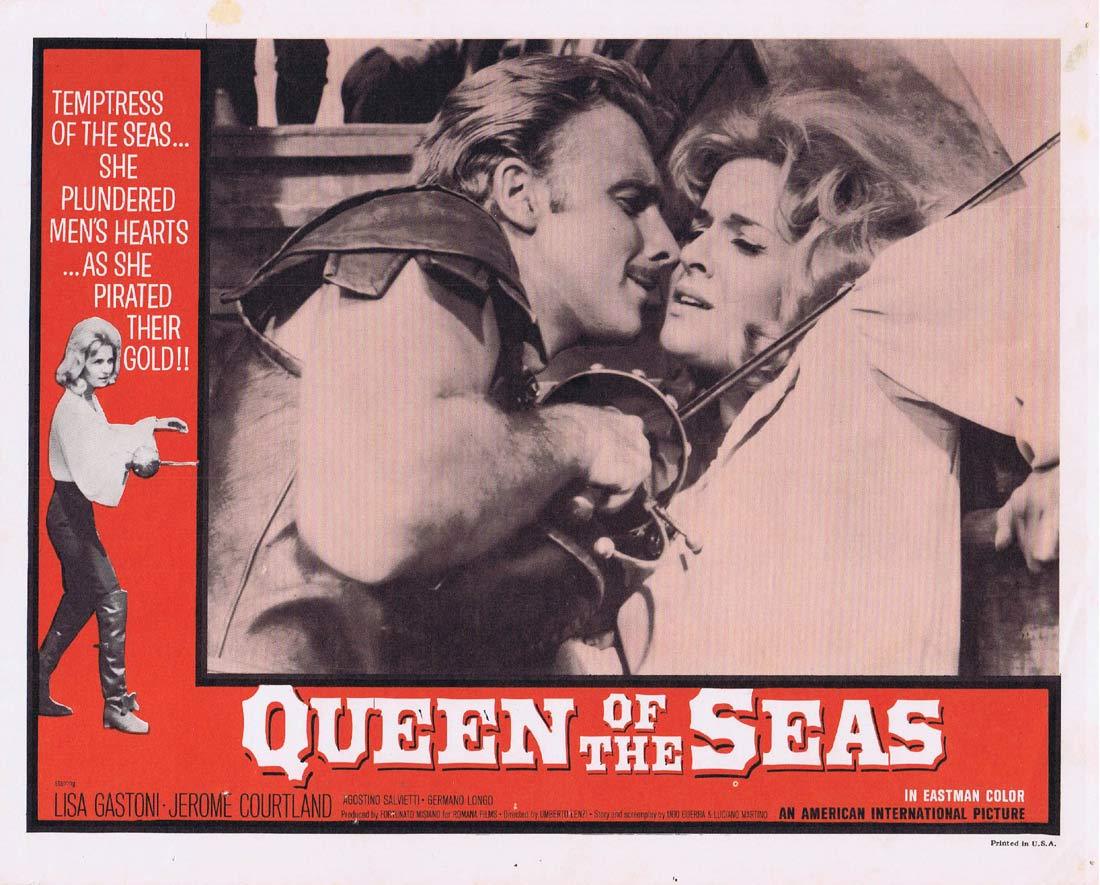 QUEEN OF THE SEAS Lobby Card 5 Lisa Gastoni Jerome Courtland