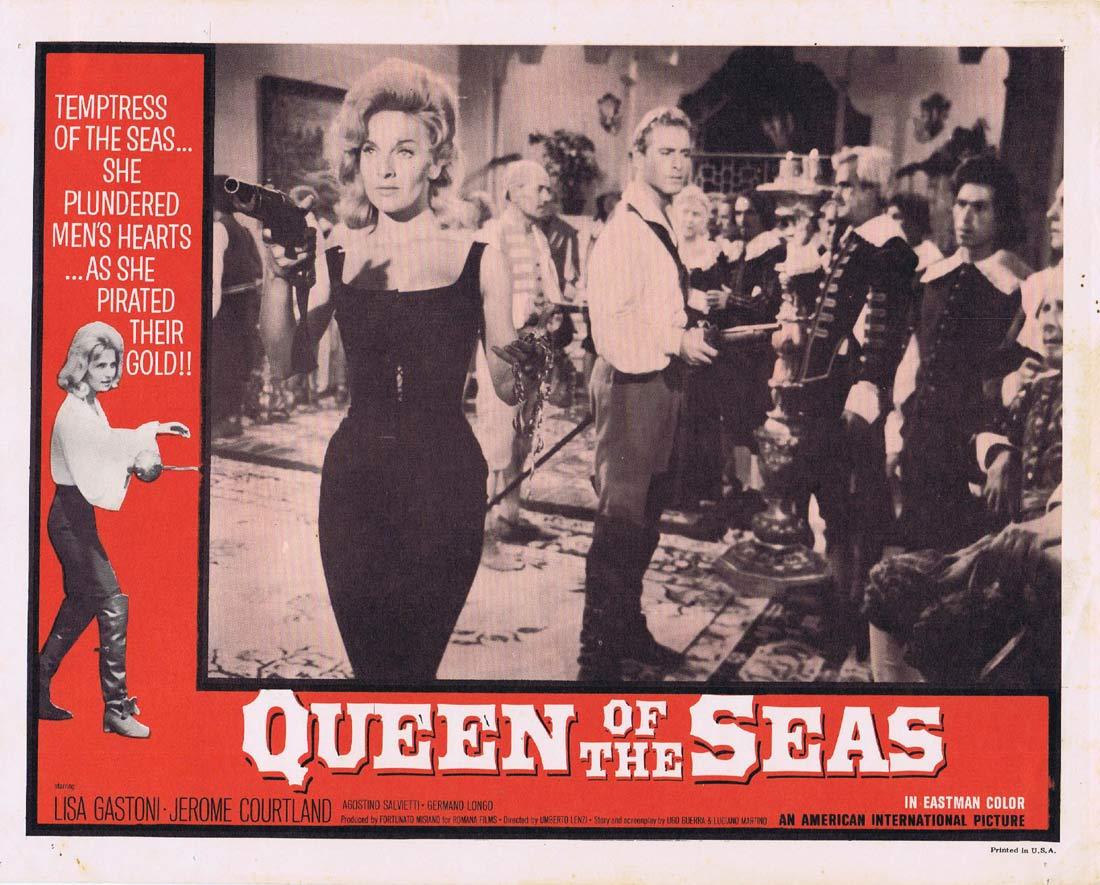 QUEEN OF THE SEAS Lobby Card 8 Lisa Gastoni Jerome Courtland