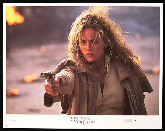 QUICK AND THE DEAD Lobby Card #7 Sharon Stone Gunslinger!