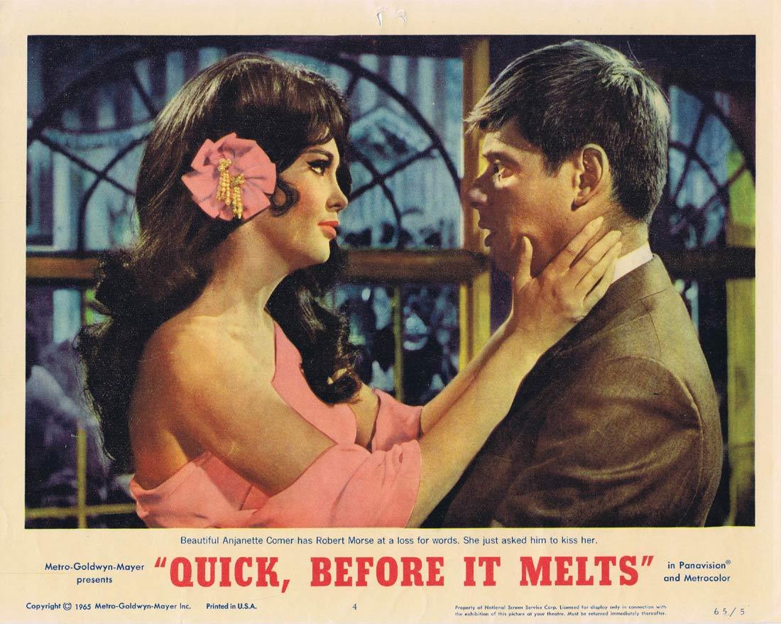 QUICK BEFORE IT MELTS Lobby Card 4 Robert Morse George Maharis Anjanette Comer