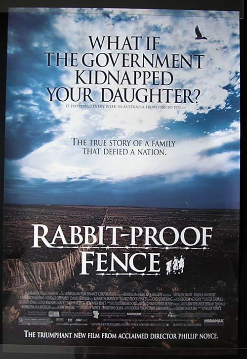 RABBIT PROOF FENCE Movie Poster 2002 Phillip Noyce ORIGINAL US 1sht