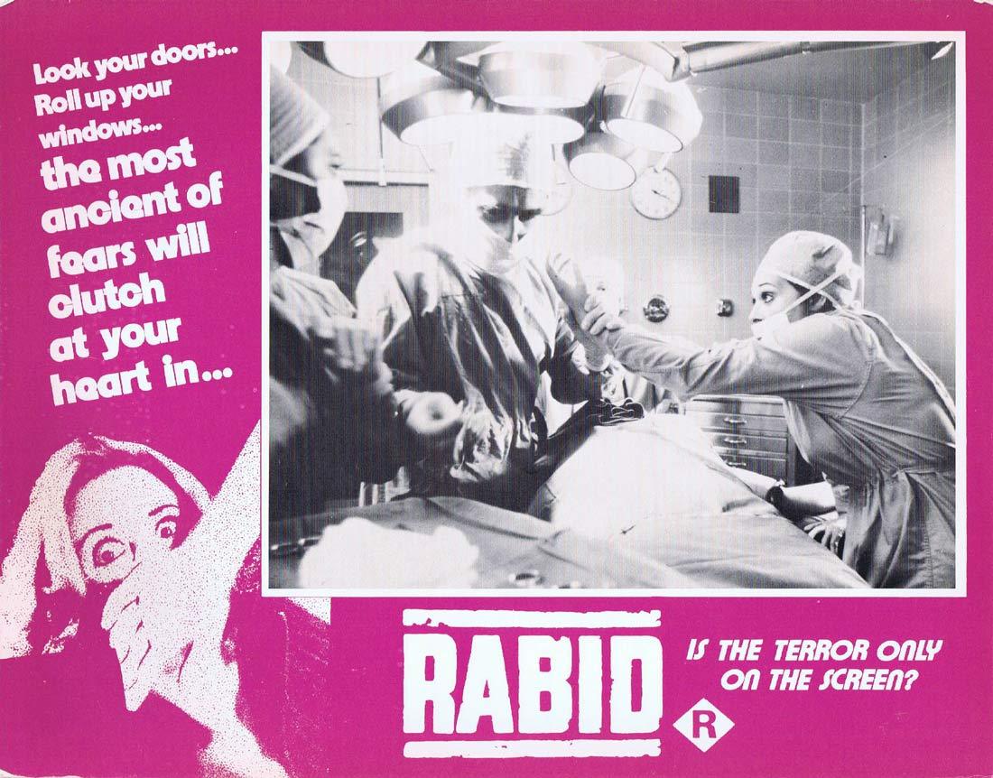 RABID Original Lobby Card 1 Marilyn Chambers David Cronenberg