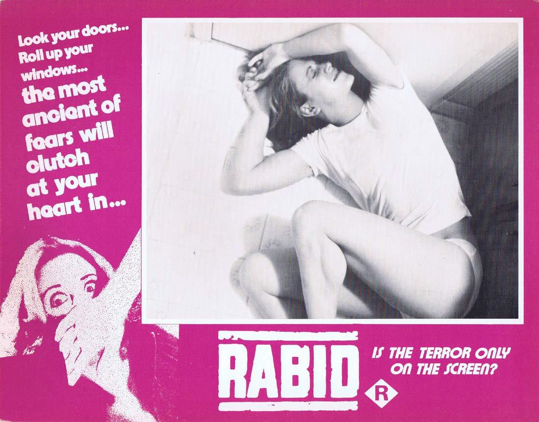 RABID Original Lobby Card 2 Marilyn Chambers David Cronenberg
