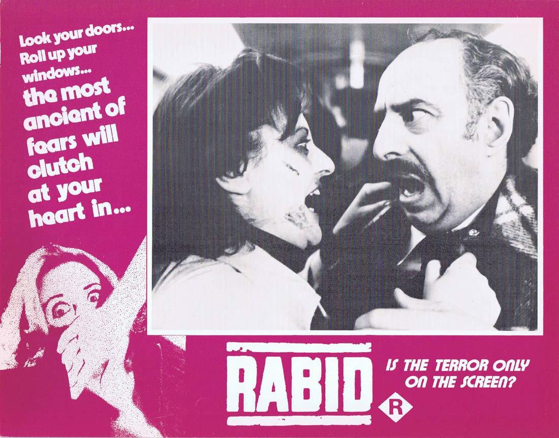 RABID Original Lobby Card 3 Marilyn Chambers David Cronenberg