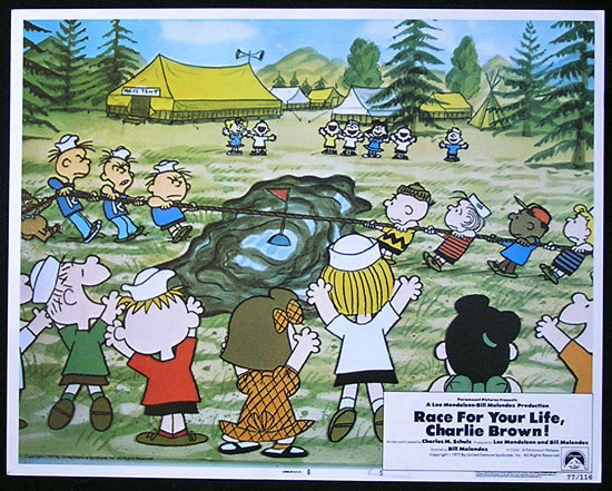 RACE FOR YOUR LIFE CHARLIE BROWN 1977 Lobby Card 5