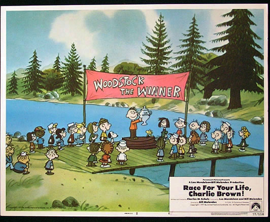 RACE FOR YOUR LIFE CHARLIE BROWN 1977 Lobby Card 6