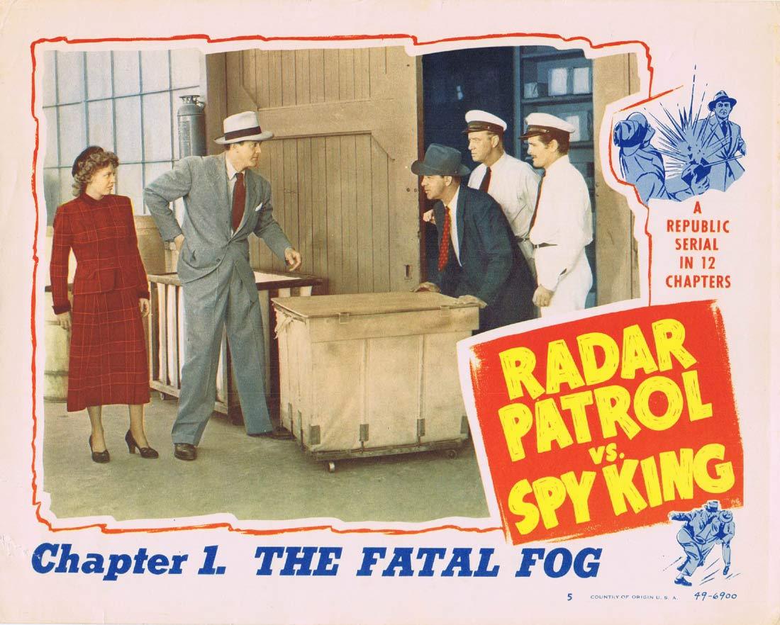 RADAR PATROL VS SPY KING Original Lobby Card Chapter 1 Republic Serial Kirk Alyn