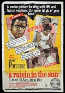 A RASIN IN THE SUN One Sheet Movie Poster Paul Douglas Grace Kelly