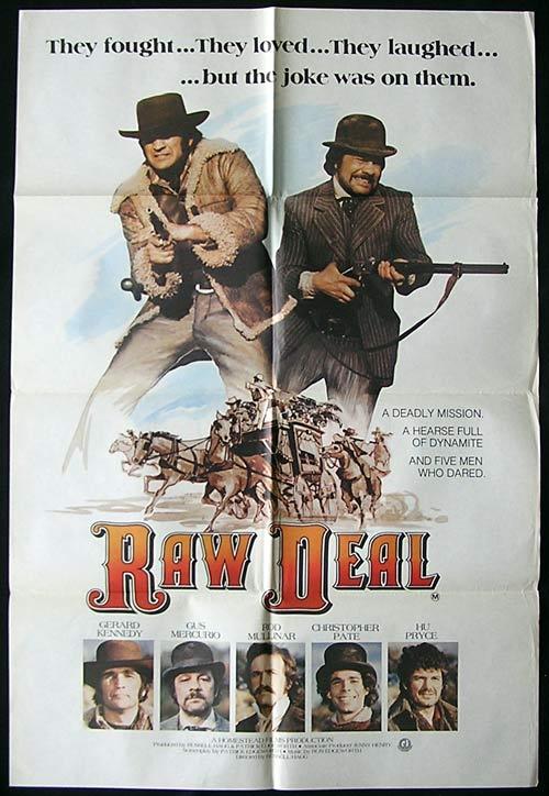 RAW DEAL One Sheet Movie poster 1977 Rare Gerard Kennedy
