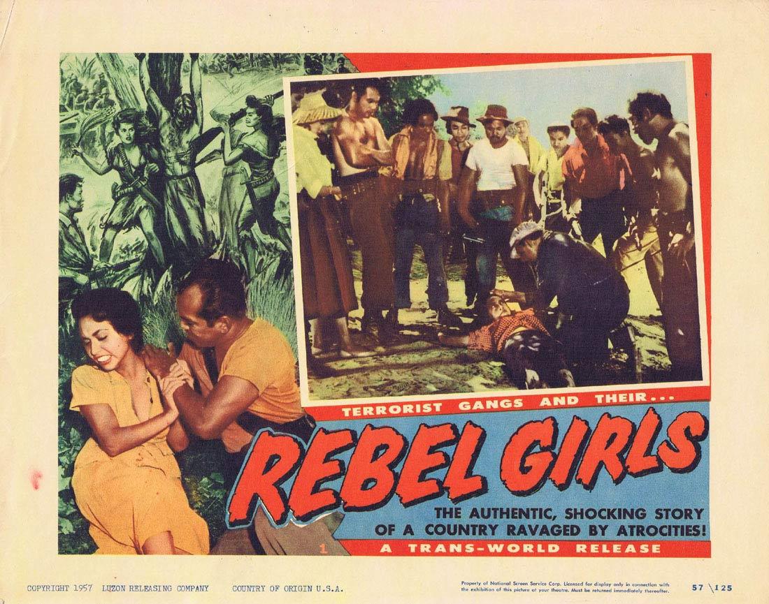 REBEL GIRLS Lobby Card 1 Terrorist Gangs Cuba
