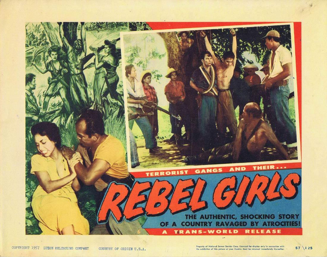 REBEL GIRLS Lobby Card 6 Terrorist Gangs Cuba