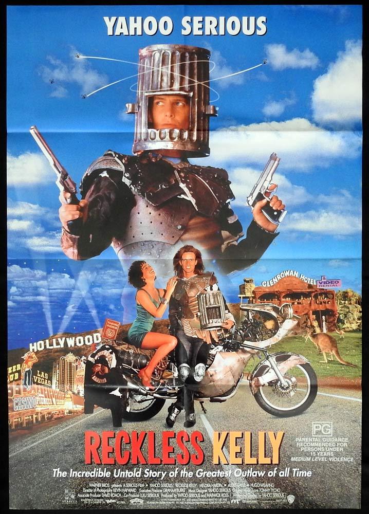 RECKLESS KELLY Original One sheet Movie poster Yahoo Serious Biker