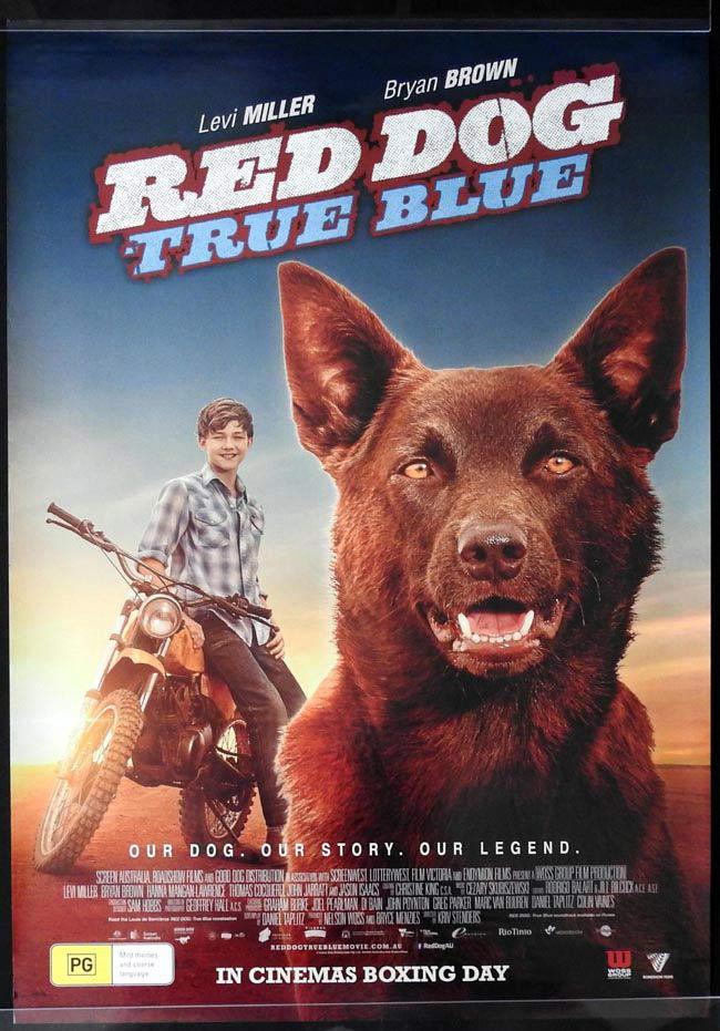 RED DOG TRUE BLUE Australian One sheet movie poster Jason Isaacs Levi Miller Bryan Brown